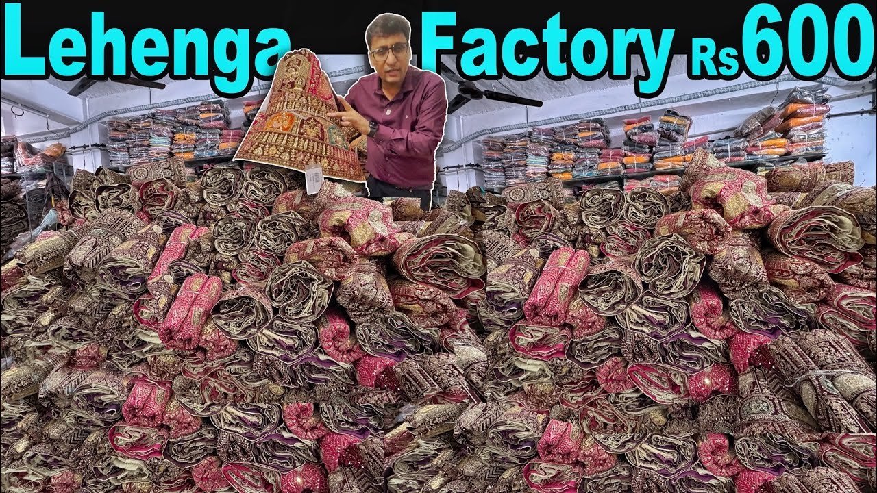 Rs600 Lehenga sedha factory se / Surat ki sabre badi lehengas factory/ All India delivery