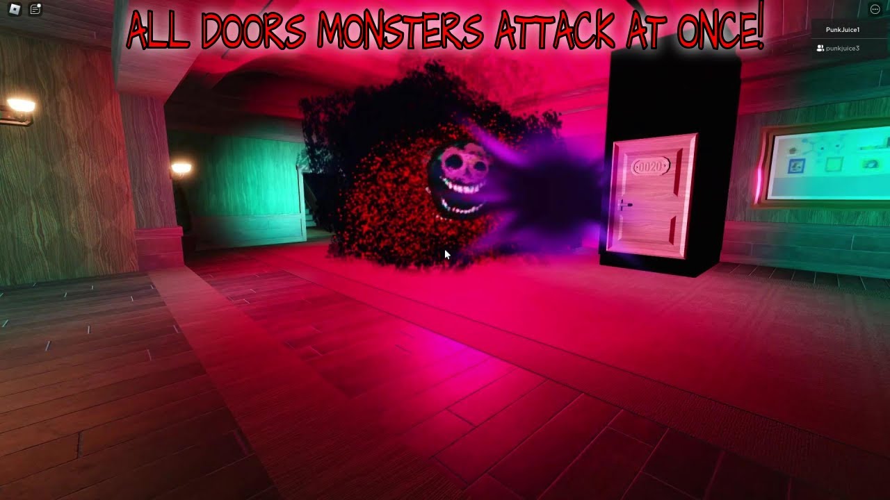 ALL THE DOORS MONSTERS ATTACK AT ONCE!