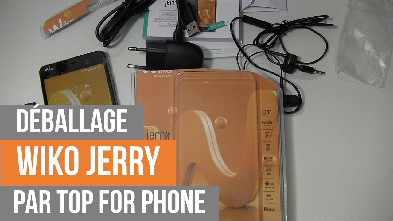 WIKO JERRY - déballage par TFP