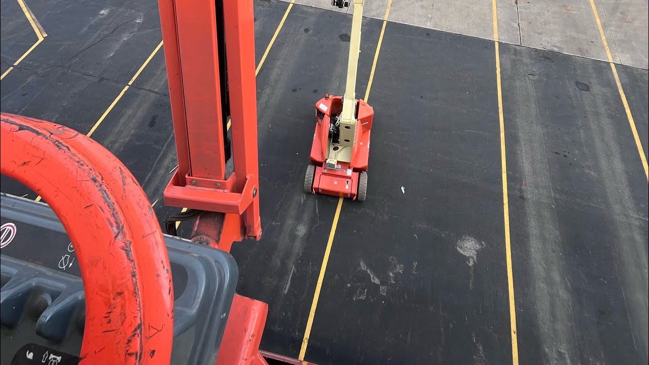 25’ High! Installing Unit Heater in Warehouse.
