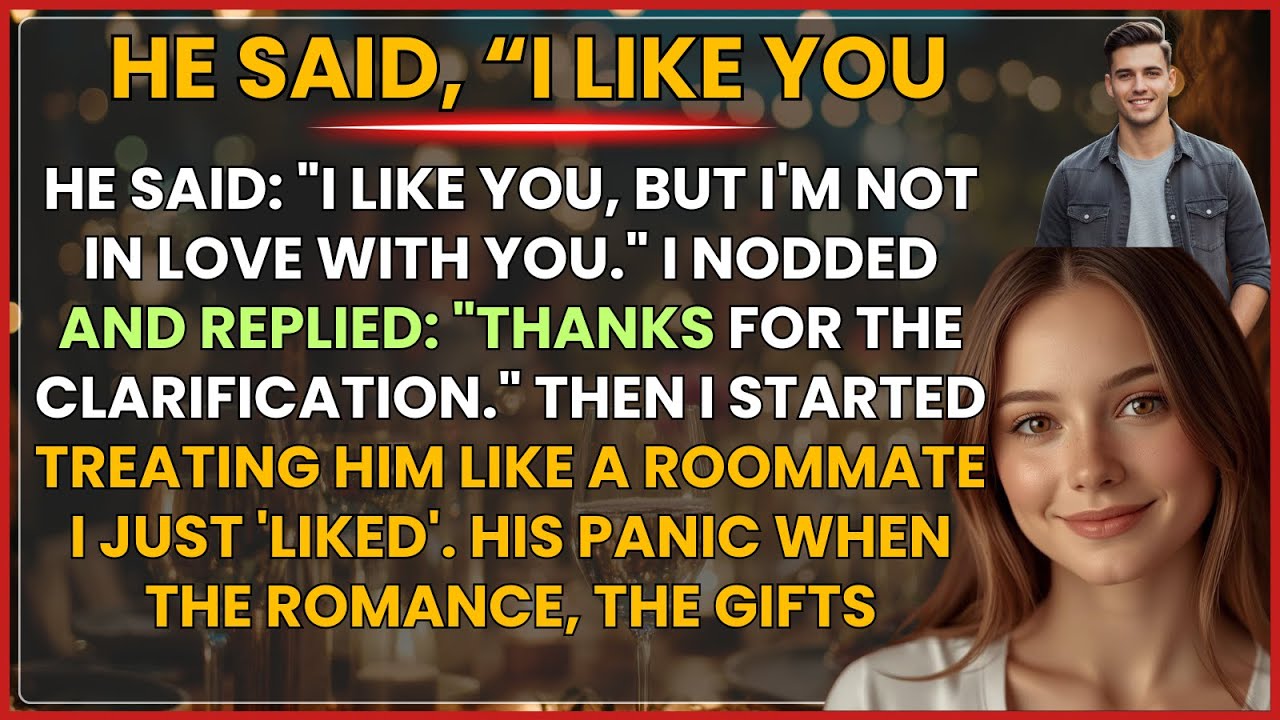 He Said, “I Like You, But I’m Not in LOVE With You.” I nodded and replied, “Thanks for the honesty.”