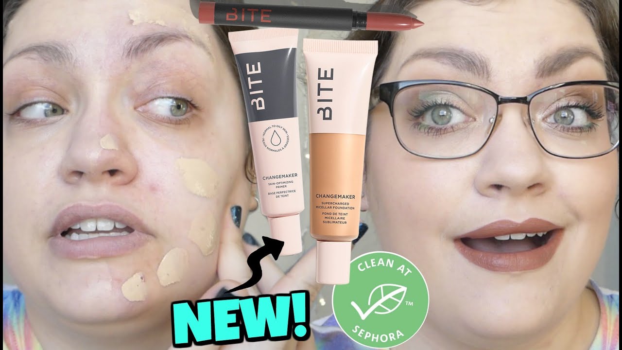 NEW BITE BEAUTY: Changemaker Supercharged Micellar Foundation, Primer & Lip Crayon | WEEKLY WEAR!!!