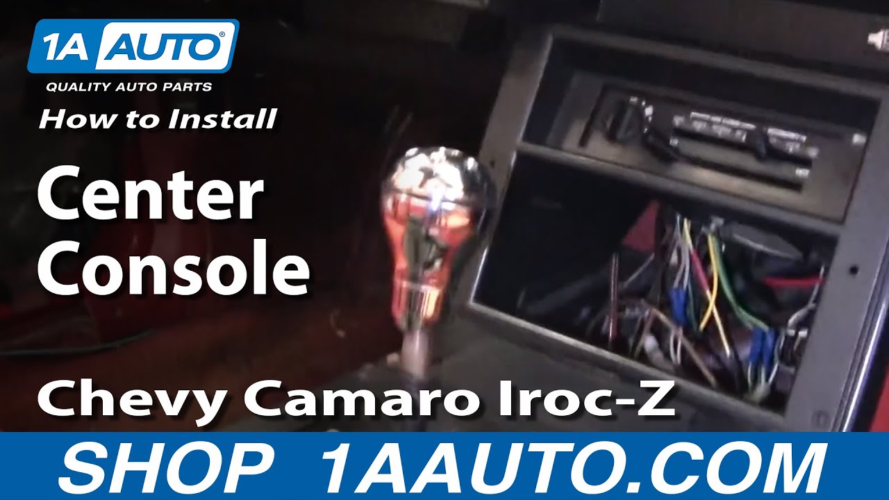 Как заменить центральную консоль Chevy Camaro Iroc-Z 82-92
