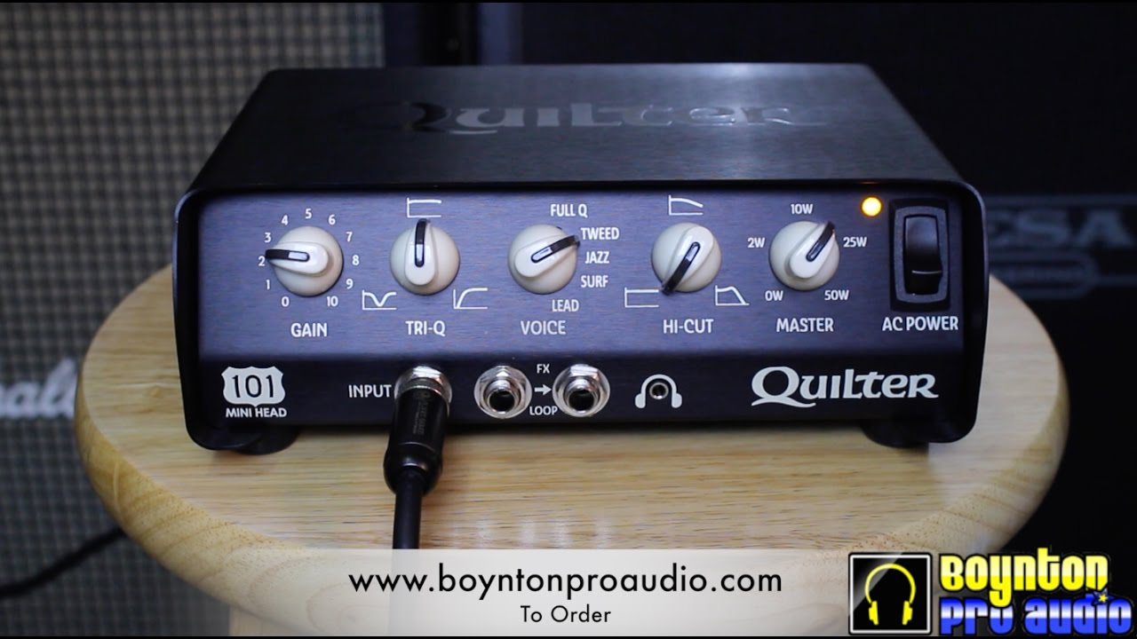 Quilter 101 Mini Head Amp Demo