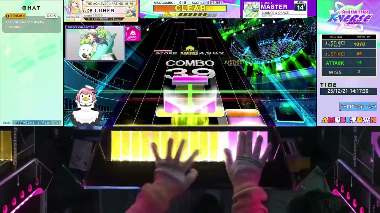 [CHUNITHM X-VERSE] BOUNCE & DANCE (MASTER 14+) SS 1,000,316
