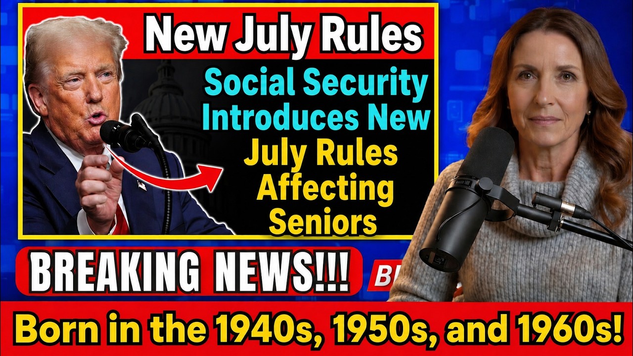 Social Security Introduces New July Rules Affecting Seniors Born in the 1940s, 1950s, and 1960s!