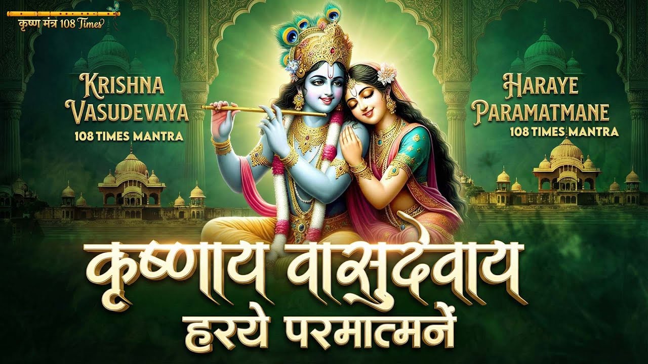 शक्तिशाली कृष्ण मंत्र | कृष्णाय वासुदेवाय | Krishnaya Vasudevaya | Peaceful Bhajan |Krishna Devotion