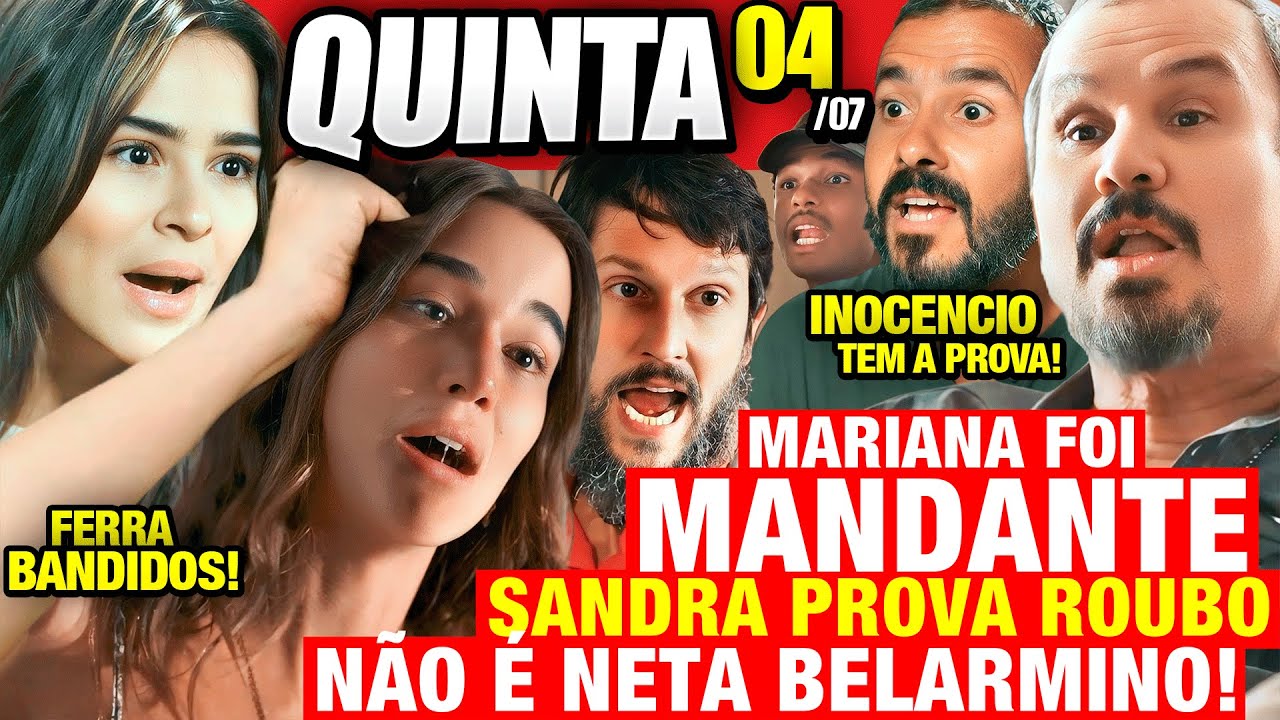 RENASCER - Capítulo de hoje 04/07 QUINTA - Resumo Completo da Novela Renascer Hoje 04/07/24