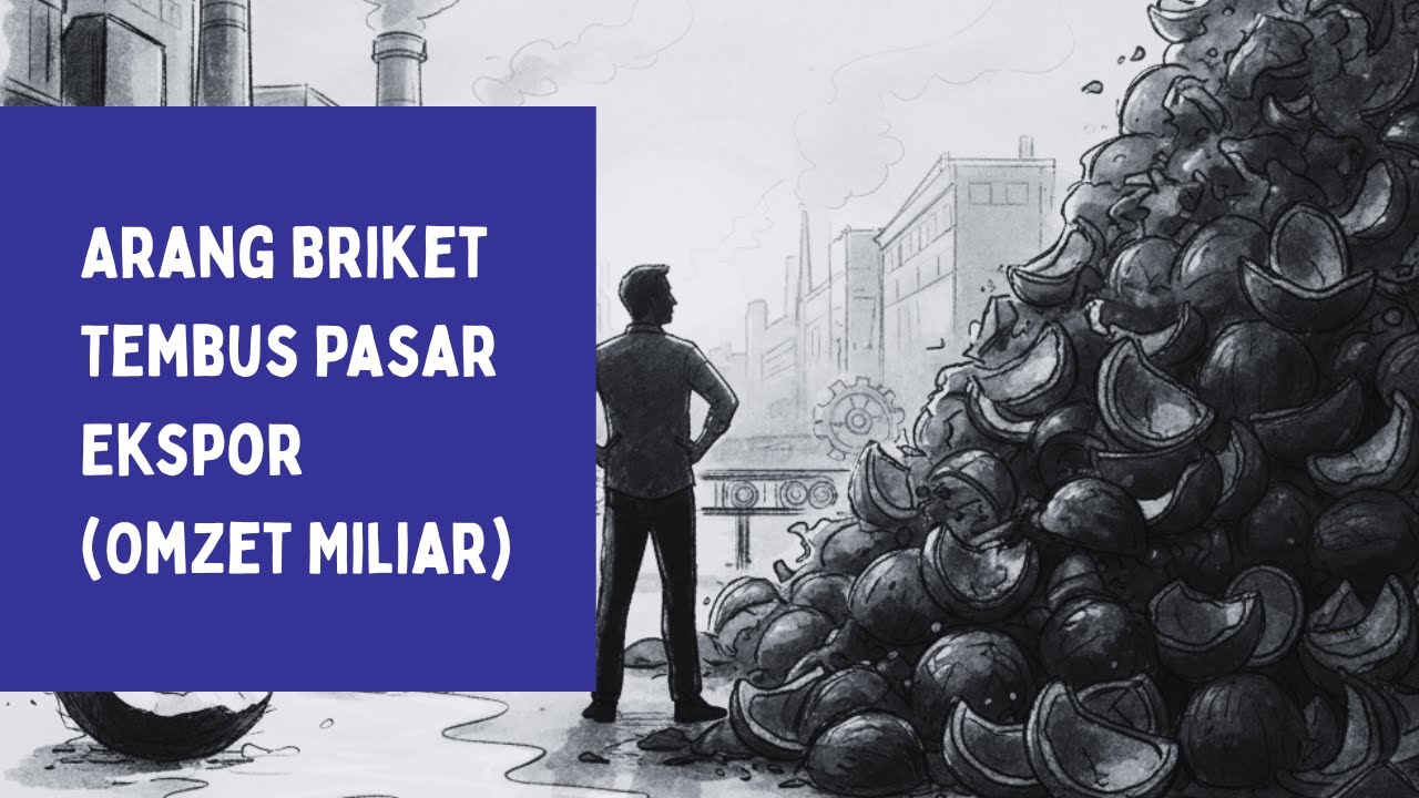 Emas Hitam dari Limbah! Rahasia Bisnis Arang Briket Tembus Pasar Ekspor (Omzet Miliar)