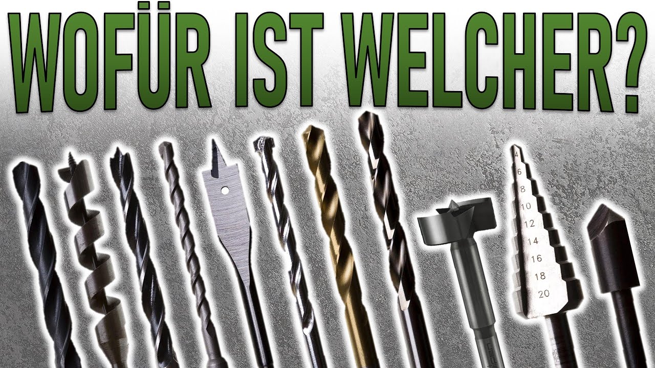 Diese BOHRER musst DU kennen! Überblick und Erklärung