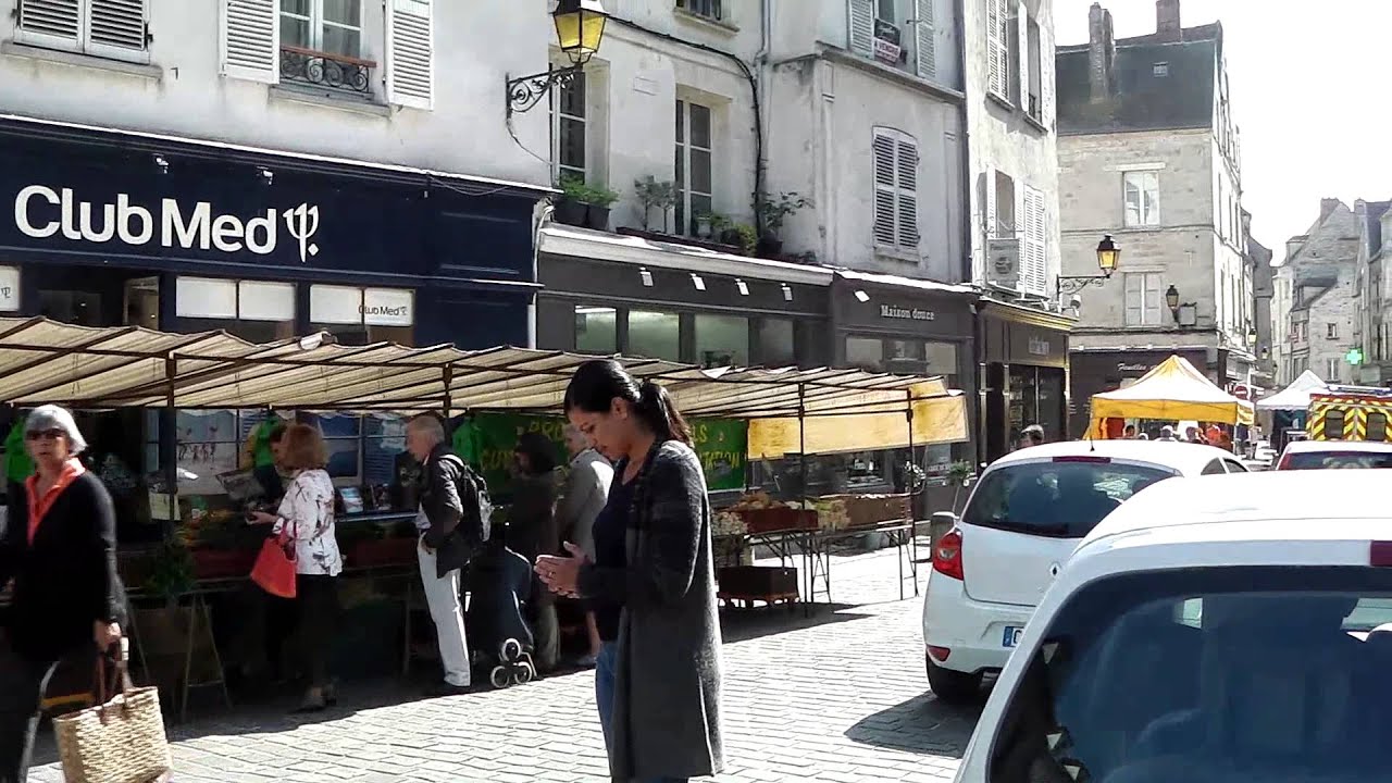Town Centre and Market, Senlis, France