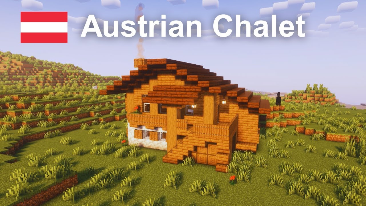 Simple Austrian Chalet Tutorial – Easy Minecraft Build for Survival!