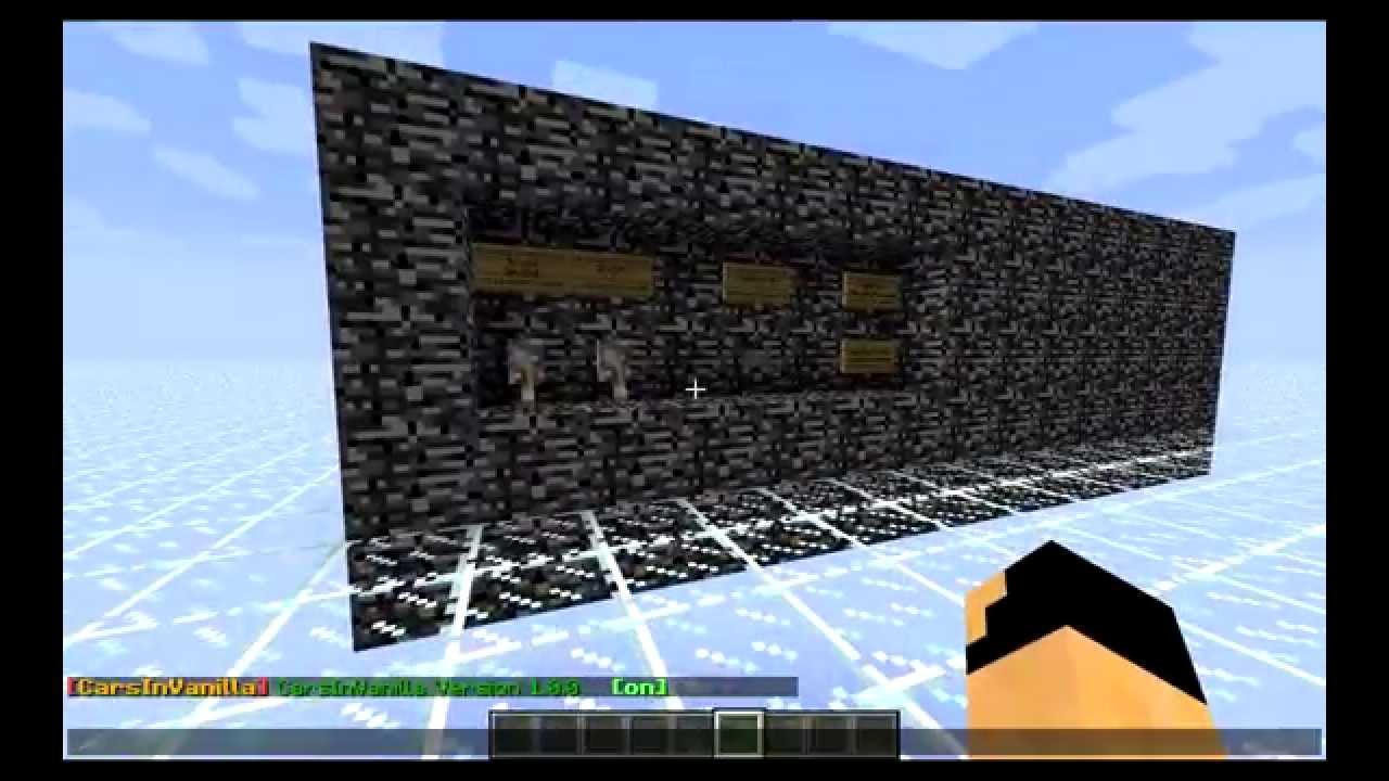 Minecraft - Real Car in Vanilla (Import in any world) [Download]