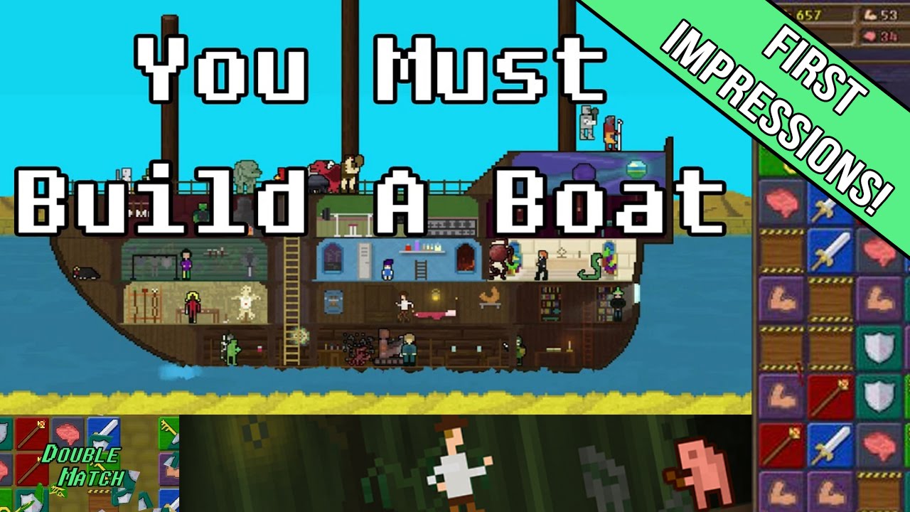 YOU MUST BUILD A BOAT - FIRST IMPRESSIONS, STEAM SUMMER SALE 2015! (BLIND PLAYTHROUGH)