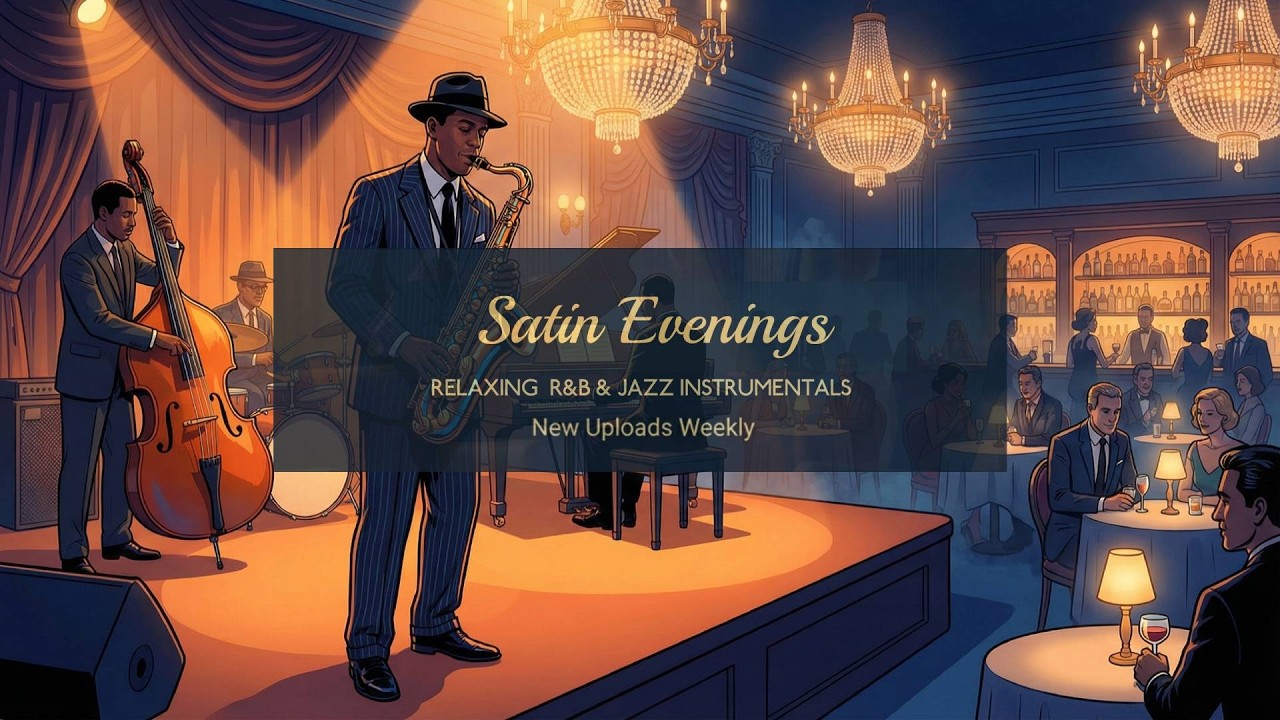 Satin Evenings - Late Night Soul Jazz Flow | Smooth Sax & Rhodes for Deep Focus