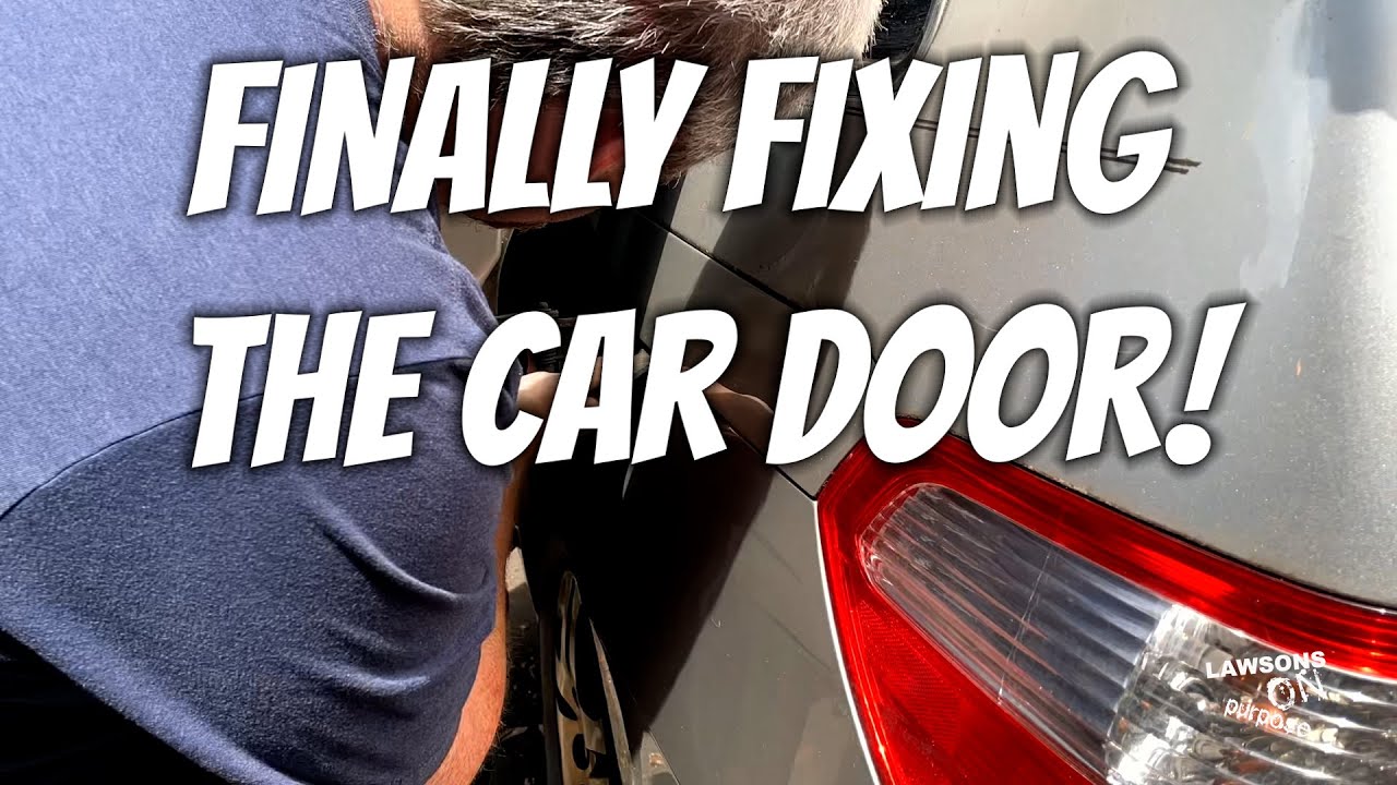 Fixing the 2007 Honda Odyssey Door that fell off!