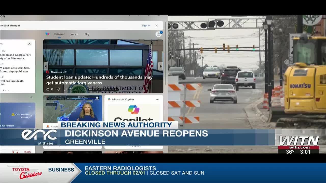 Long wait for Dickinson Avenue to reopen comes to an end