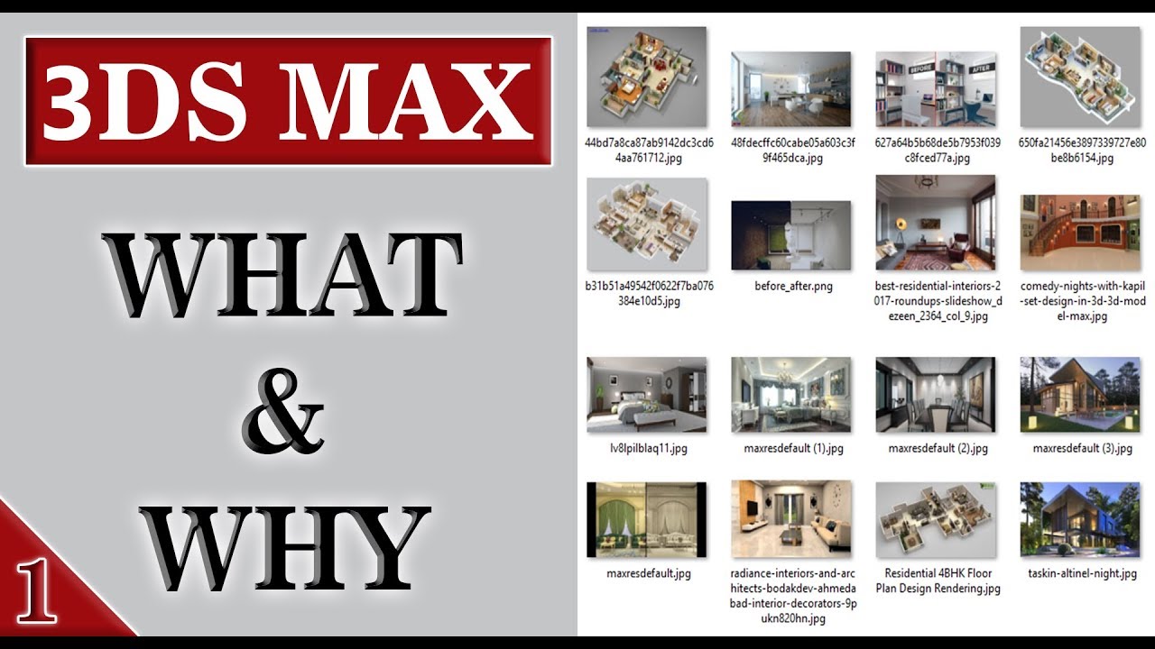 #1 | 3DS MAX | WHAT AND WHY | 3ds Max vs Other Softwares @DeepakVerma_cad