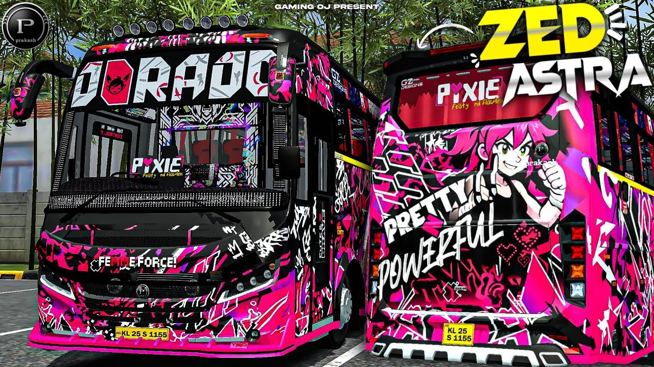 Bussid New Zed Astra ( DORADO | PIXIE ) Bus Mod For Bus Simulator Indonesia