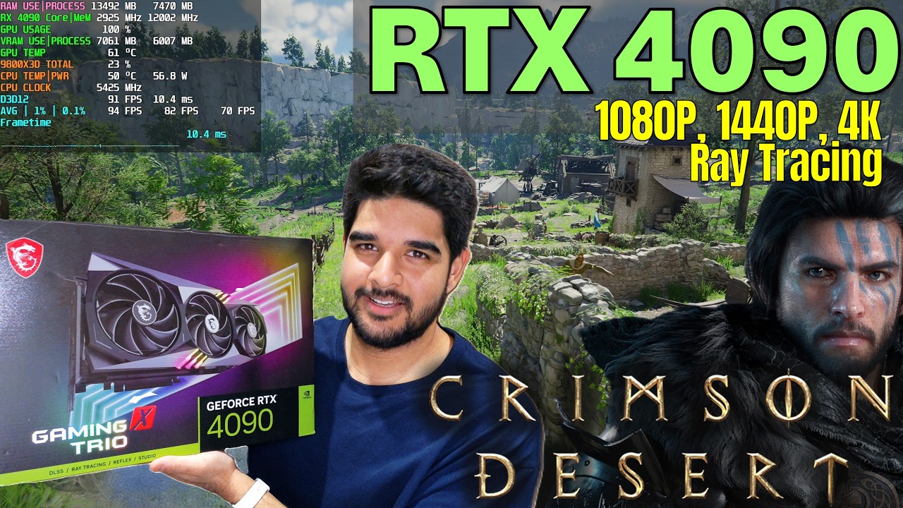 Crimson Desert RTX 4090 FPS Test - Even THIS Struggles?!