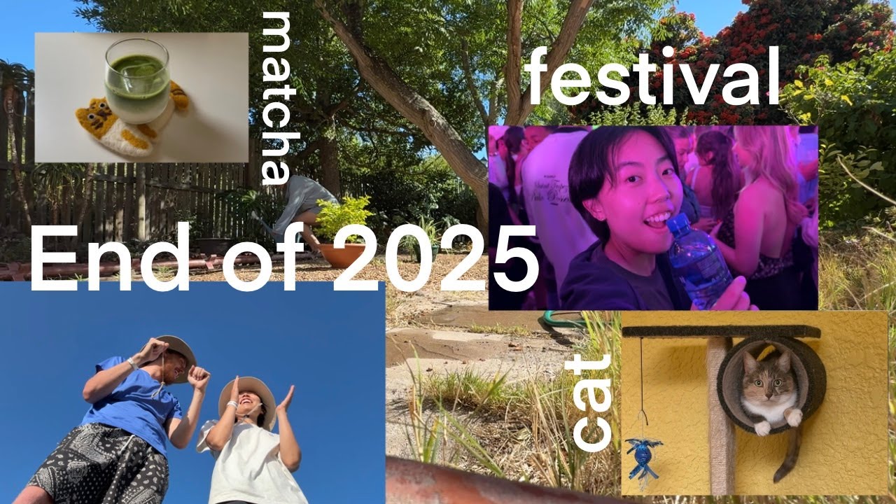 End of 2025 vlog  ‧₊˚⋅ music festival, making matcha at home, Boney M. concert, gardening