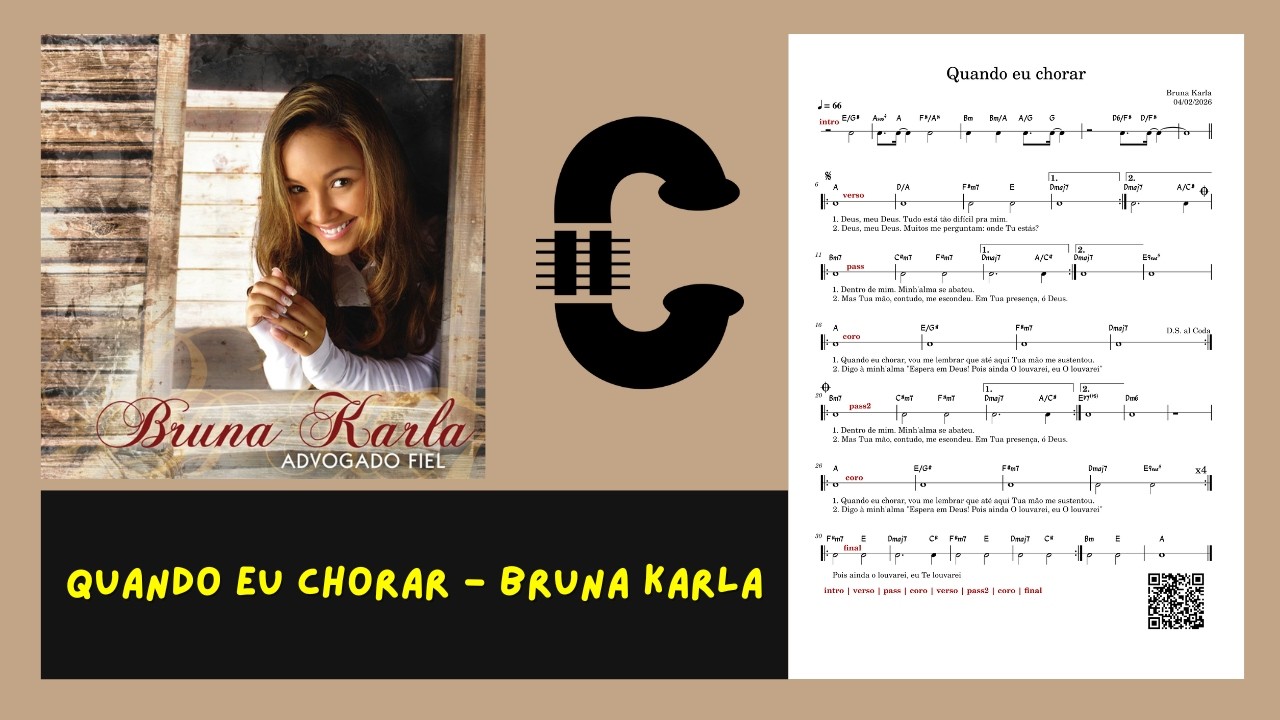 Quando eu chorar - Bruna karla