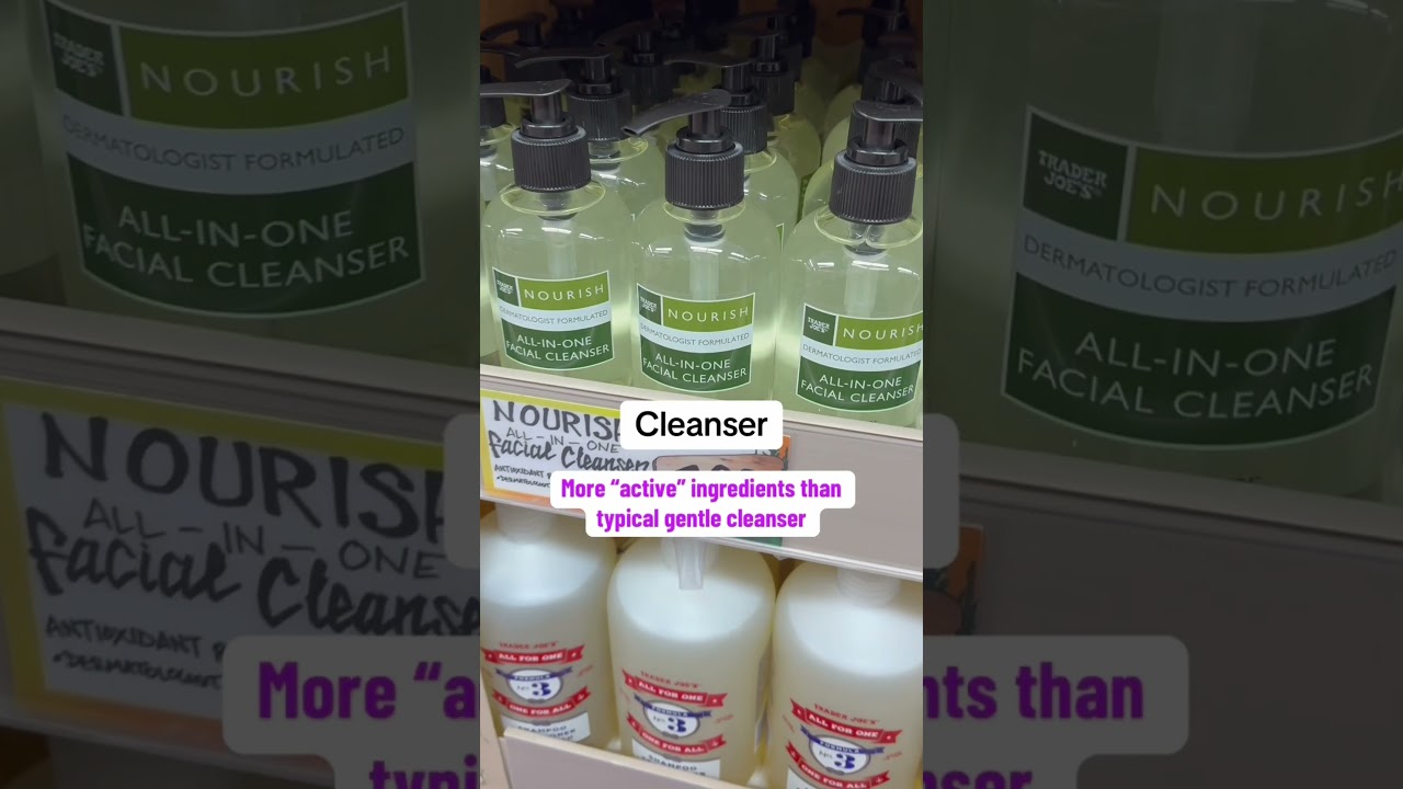 Dermatologist shops for skincare at Trader Joe&rsquo;s #traderjoeshaul #skincare
