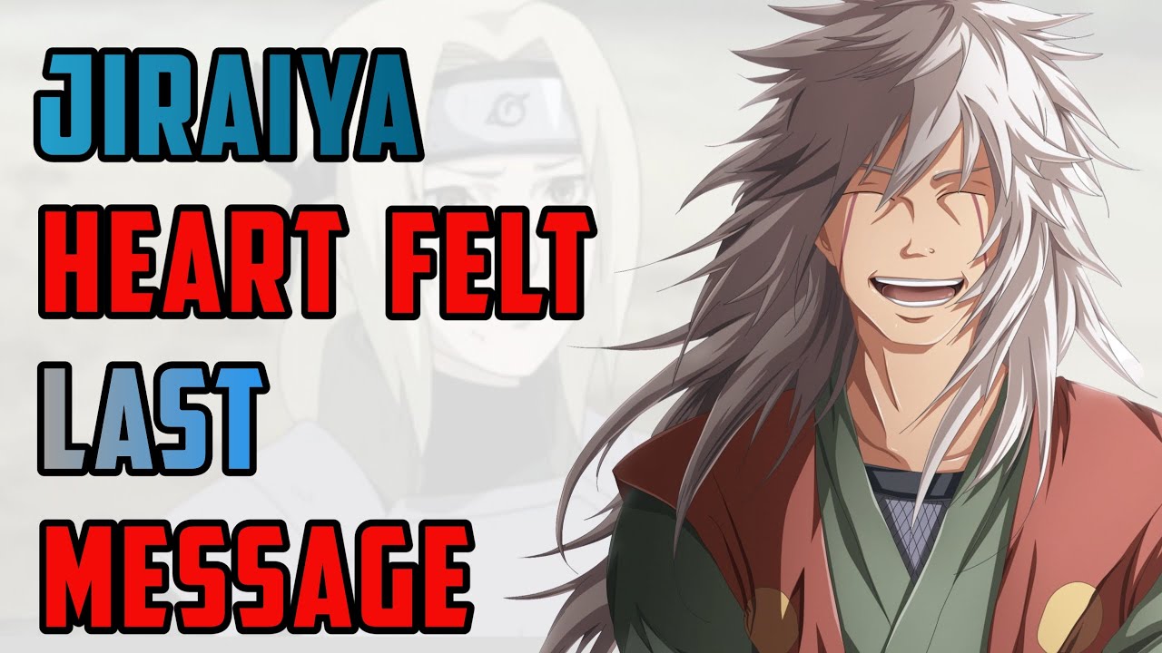 Jiraiya Heart Felt Last Message For Tsunade | Naruto Shippuden | Anime Conversations