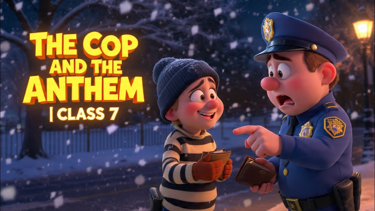 The Cop and the Anthem || Class 7 || Chapter 4 || Animated video || हिंदी में 