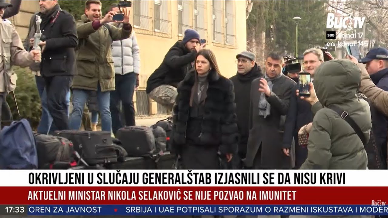 POČELO SUĐENJE U SLUČAJU GENERALŠTAB: Četvoro okrivljenih se izjasnilo da nisu krivi