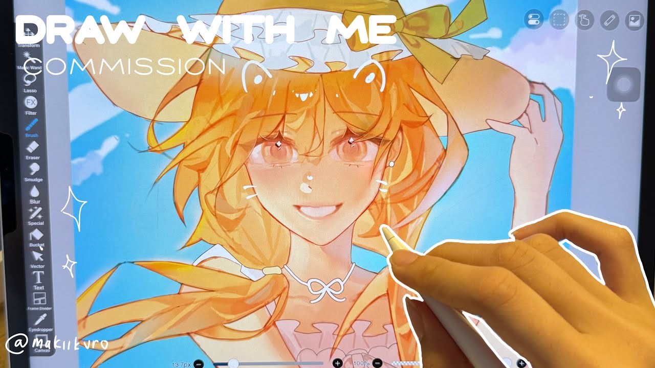 DRAW WITH ME || COMMISSION ۶۟ৎ ⊹ ࣪ ˖