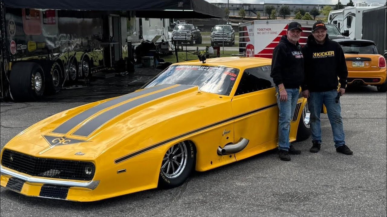 Street Outlaws - Jeff Lutz's Racing 1/4 Mile in his Pro Mod Camaro Mad Max this Weekend!