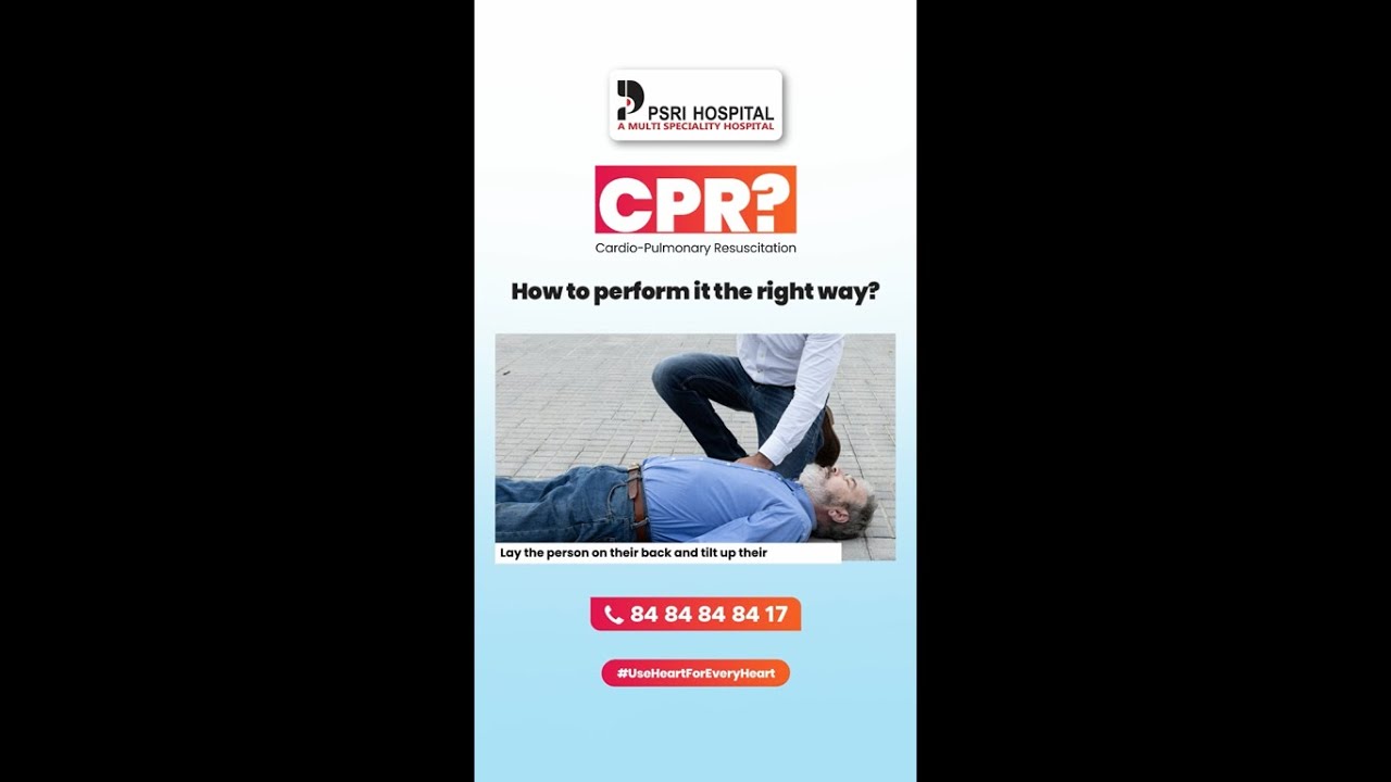 How to perform CPR in right way