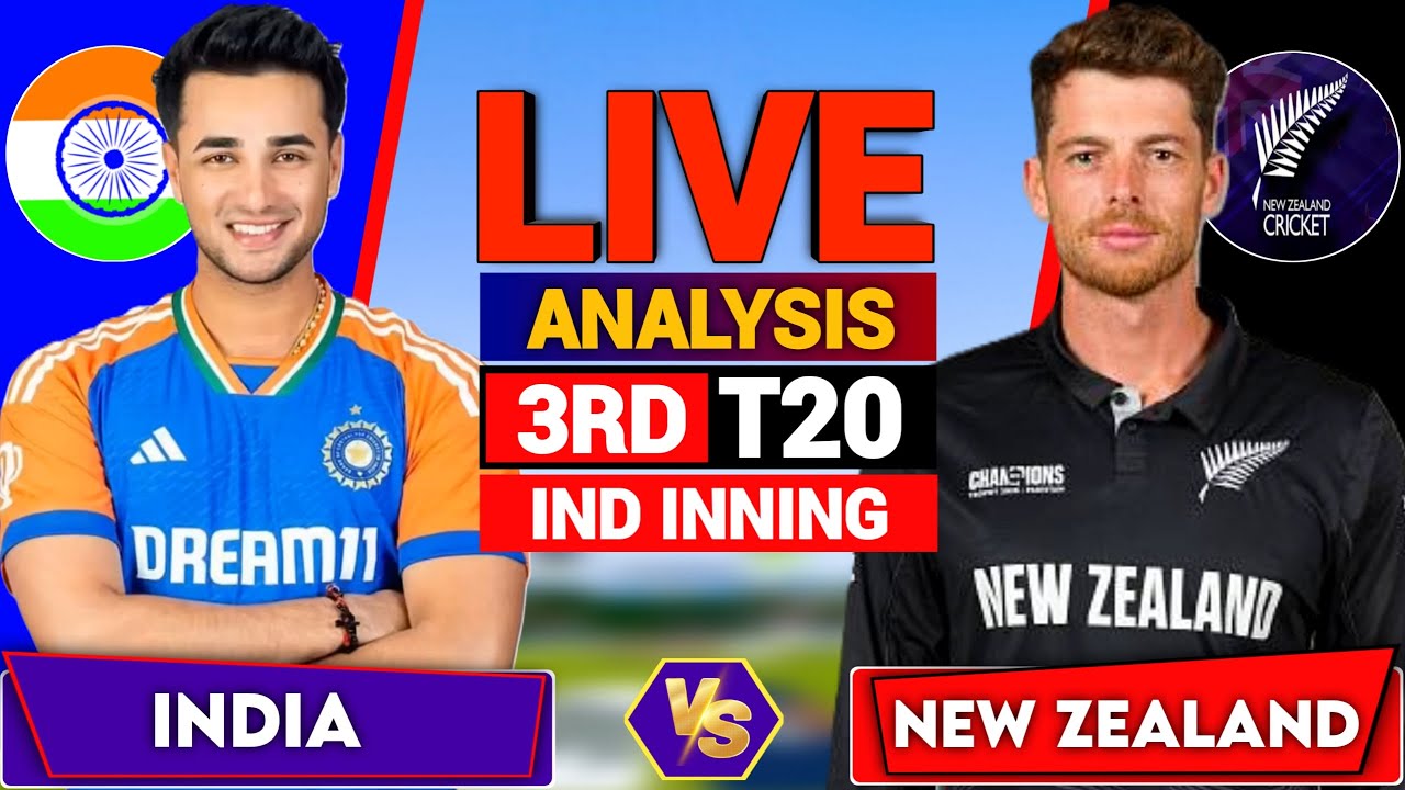 Live: India vs New Zealand, 3rd T20 | Live Cricket Score & Commentary, IND vs NZ  IND INNING