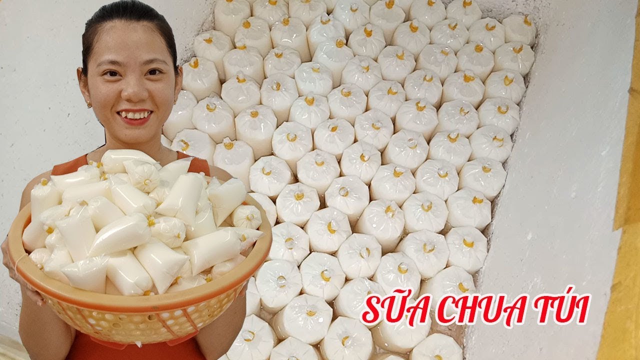 Cách làm sữa chua túi mình bán hàng ngày