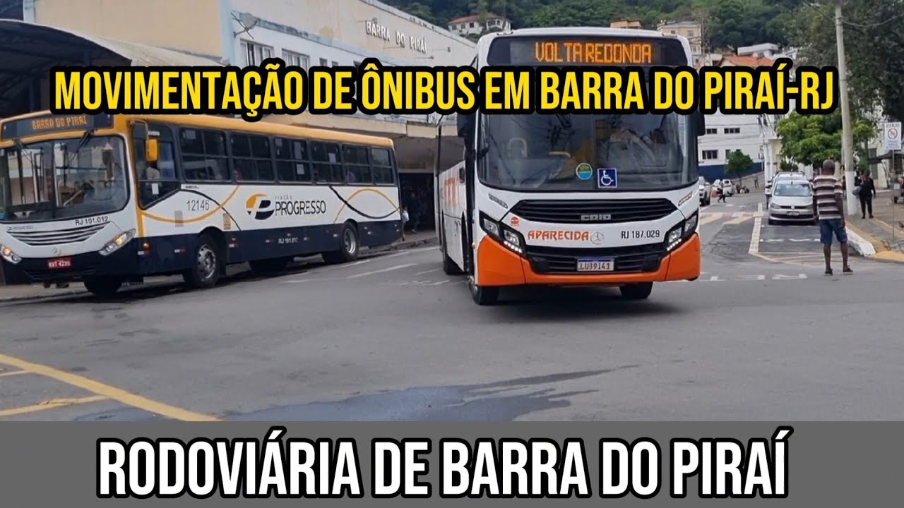 ✅️[ Rodoviária de Barra do Piraí ] Movimentação de Ônibus em Barra do Piraí-RJ