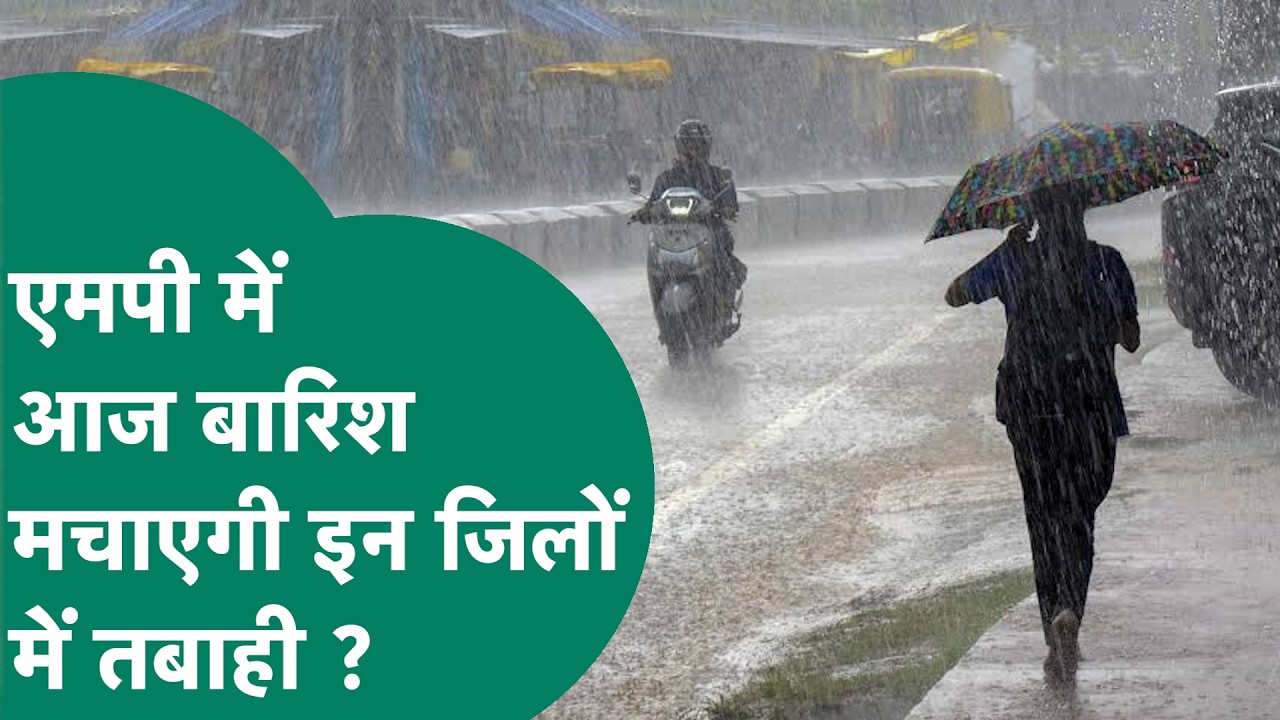 Weather Update : MP के कई जिलों मेें आज बारिश मचाएगी तबाही, इन जिलों में दिखेगा ज्यादा असर ? MP Tak