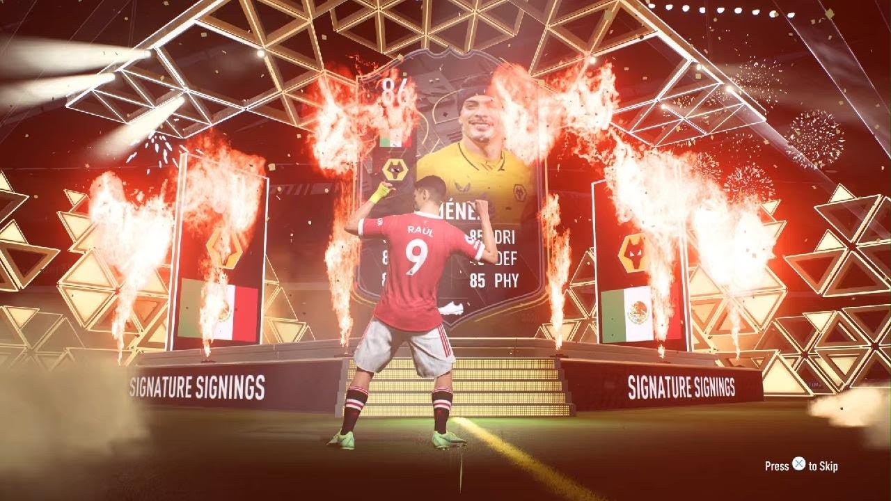 FIFA 22 - Player Walkout - Signature Signing Raul Jim&eacute;nez 86
