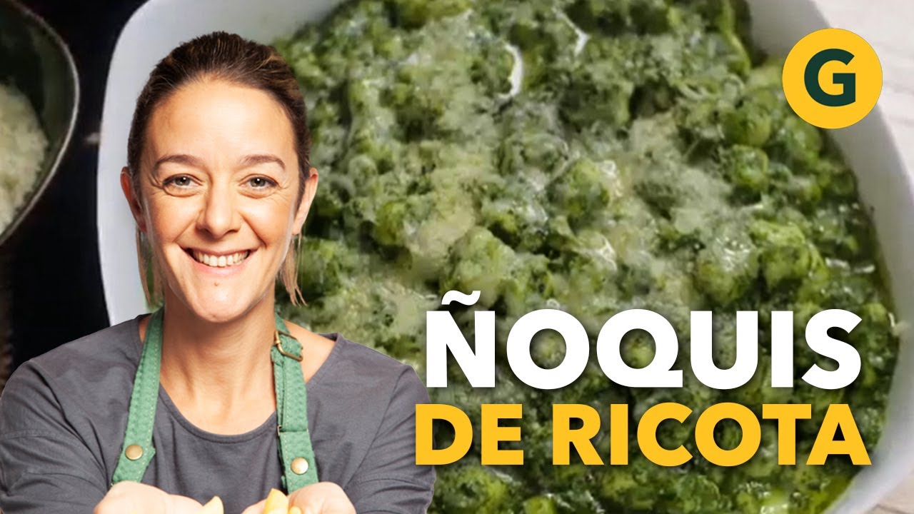 ÑOQUIS de RICOTA con SALSA a base de ESPINACA 🥬 por Juli Oriolo | El Gourmet