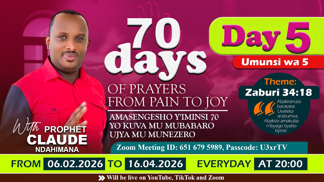 DAY 5 | 70 DAYS OF PRAYERS | EVENING SERVICE | 10.02.2026
