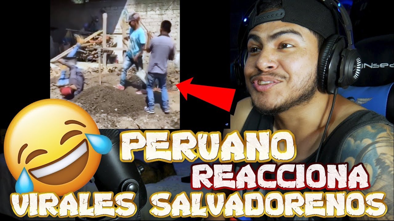 PERUANO REACCIONA A VÍDEOS GRACIOSOS DE EL SALVADOR (VIRALES) 😜😂