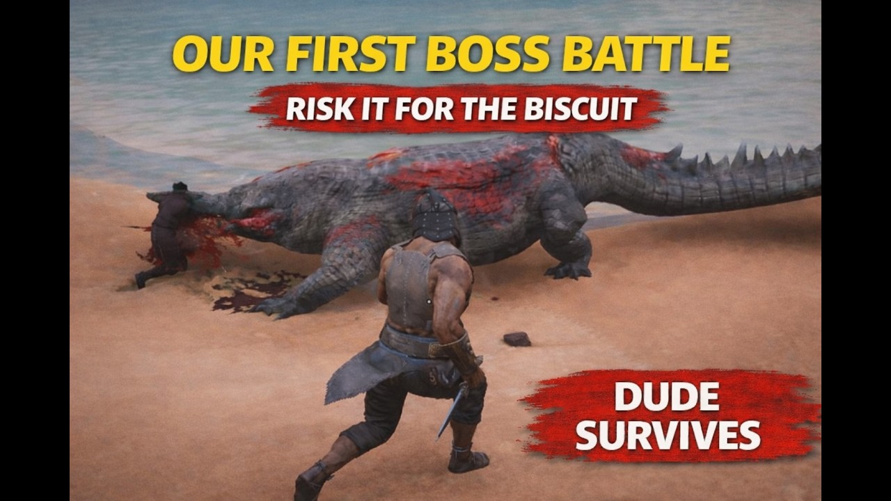 Our First Boss Battle | Risk It for the Biscuit | Conan Exiles 2026 Ep 5