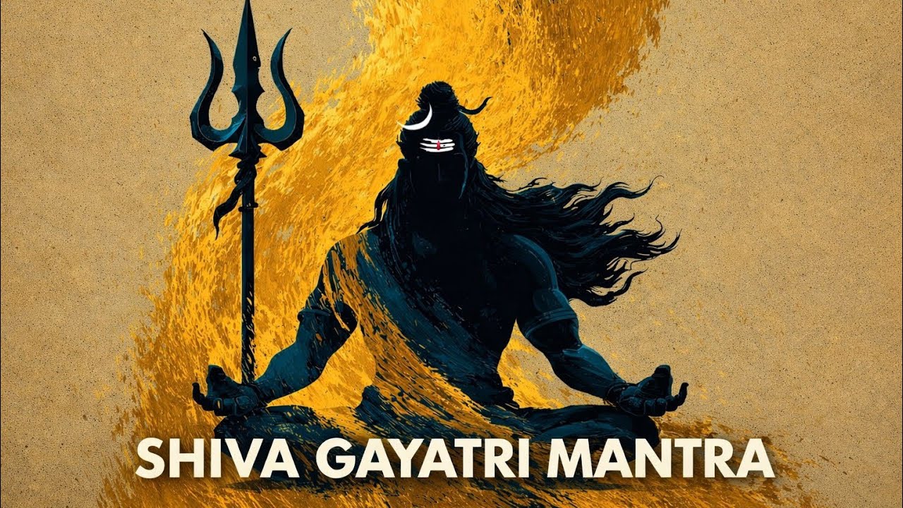 Shiva Gayatri Mantra | Om Tatpurushaya Vidmahe | Calm Chant🕉️🔱