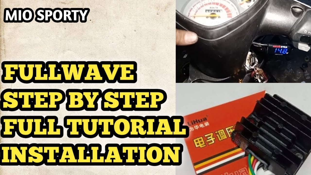 FULLWAVE MIO SPORTY STEP BY STEP TUTORIAL
