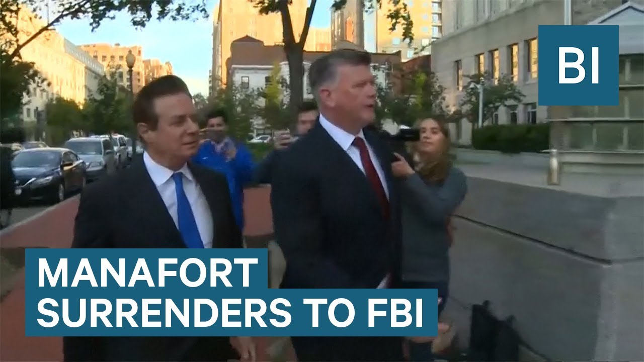 Trump's former campaign chairman surrenders to the FBI