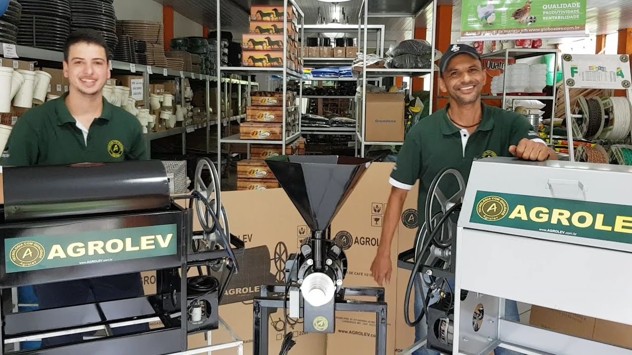 Torrador e Moedor de Cafe Agrolev na Pratica
