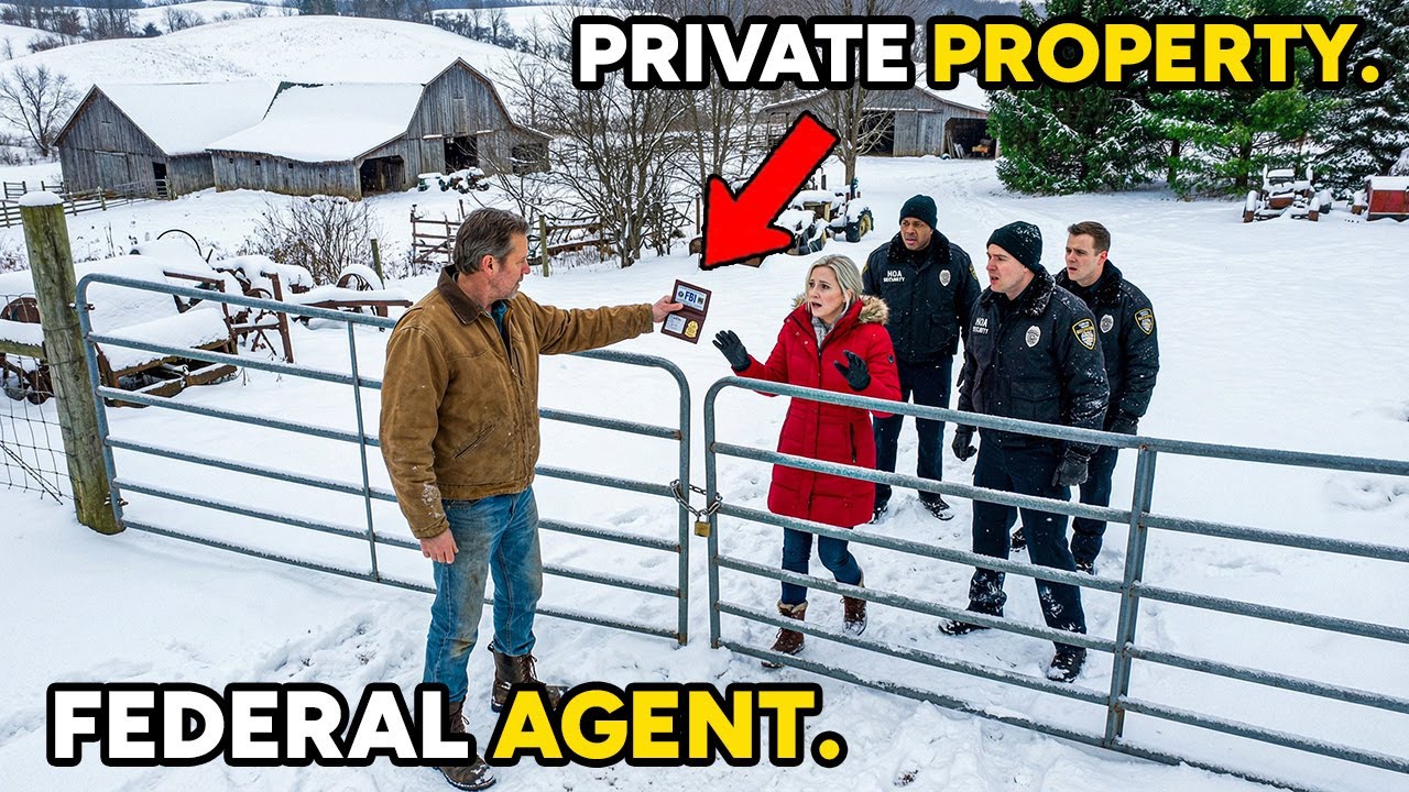I Inherited a Bankrupt Farm — HOA Karen Sent Guards and Blocked the Entrance, Not Knowing I Was FBI