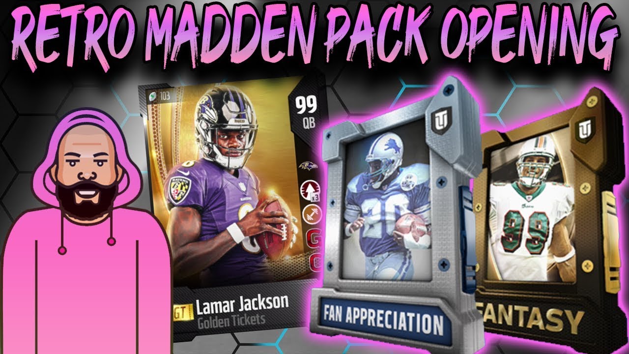 FAN APPRECIATION PACKS? RETRO MADDEN 18 PACK OPENING