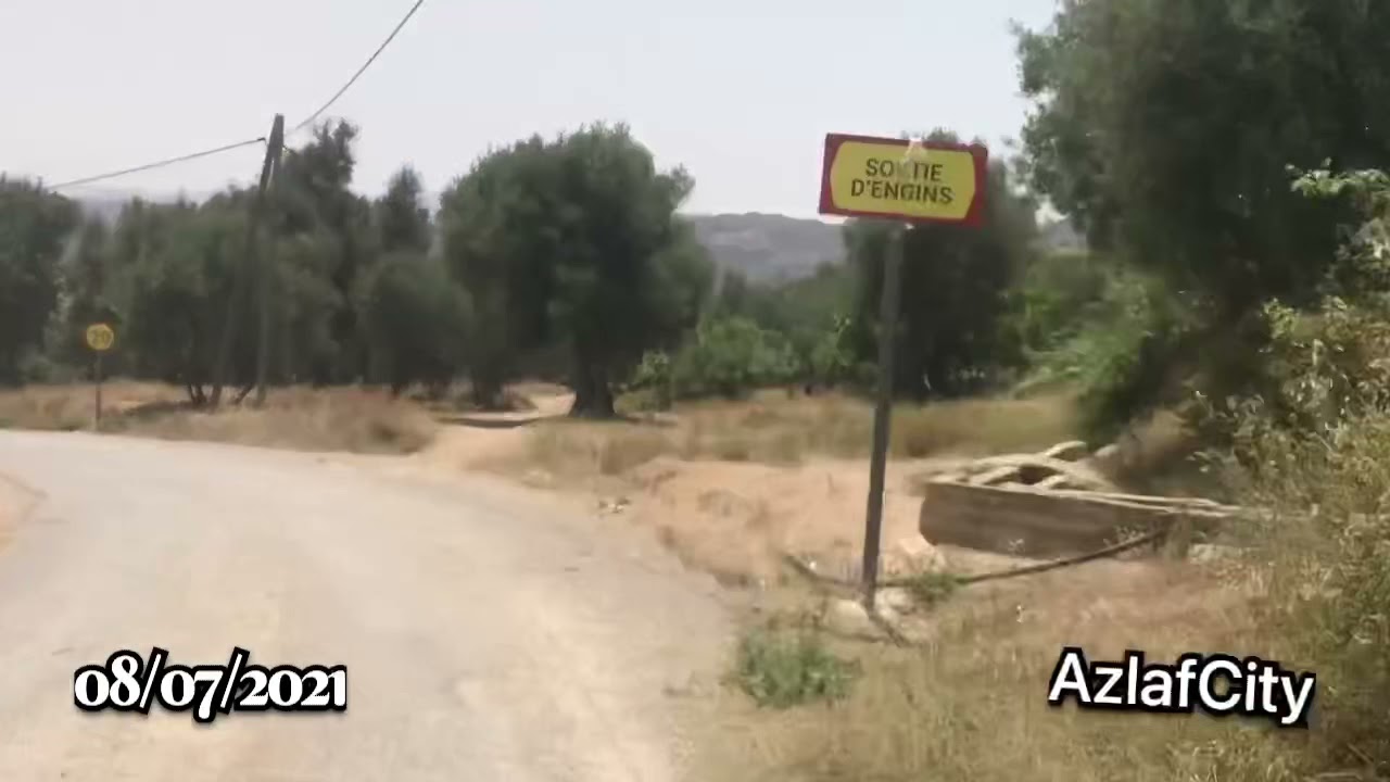 AzlafCity طريق من بني بوحلا إلى أزلاف