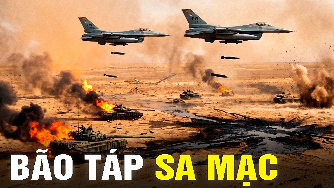 BÃO TÁP SA MẠC! Mỹ Đã Nghiền Nát Đội Quân IRAQ Chỉ Sau 100 Giờ Trên Bộ Ra Sao